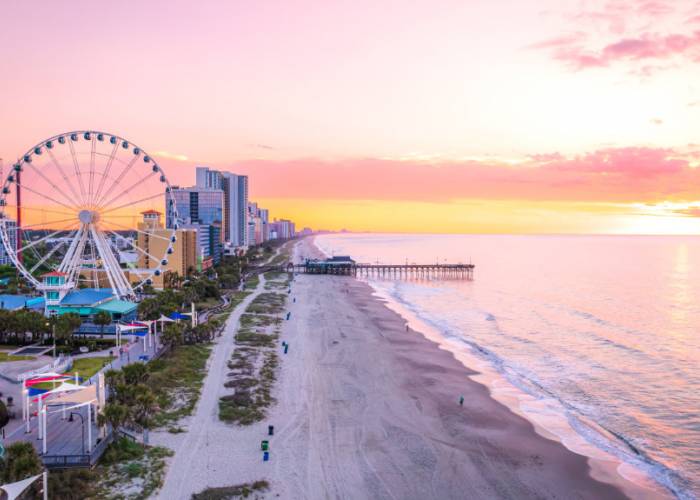 Myrtle Beach, SC at sunrise